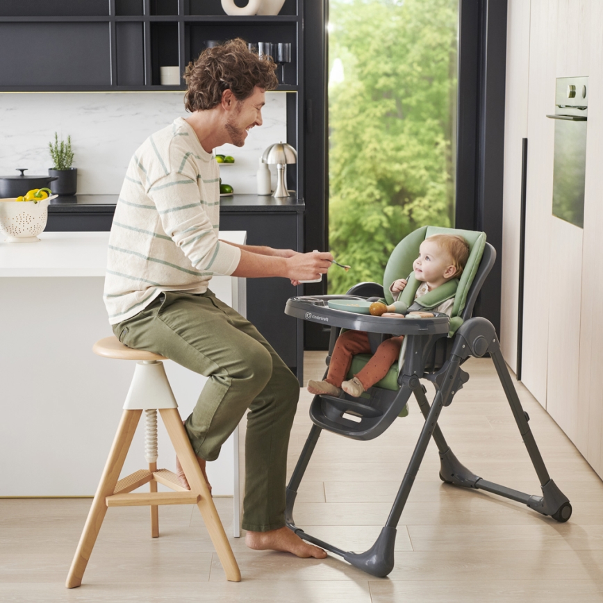 KINDERKRAFT - Children's dining chair TUMMIE green
