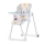 KINDERKRAFT - Children's dining chair YUMMY beige/white