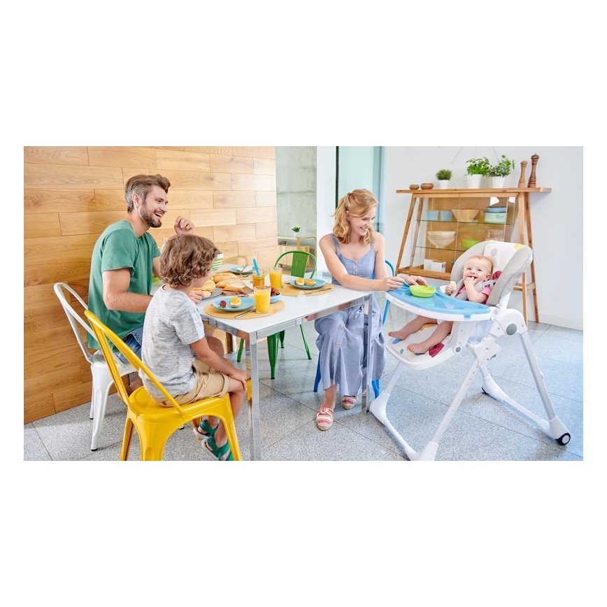 KINDERKRAFT - Children's dining chair YUMMY beige/white