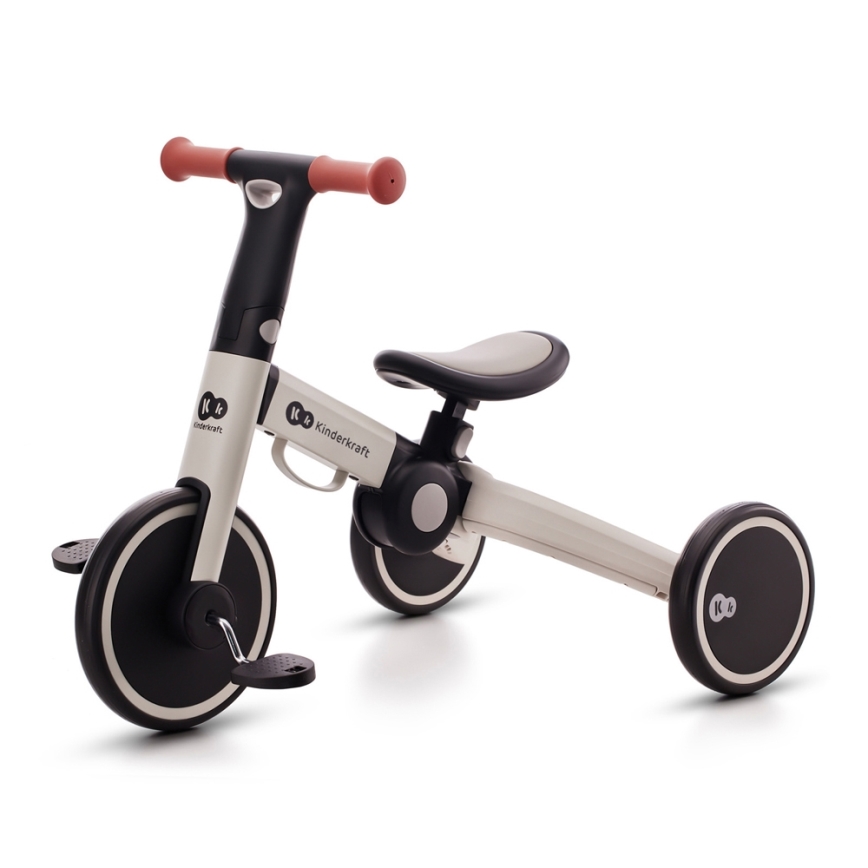 KINDERKRAFT - Children's push bike 3in1 4TRIKE grey