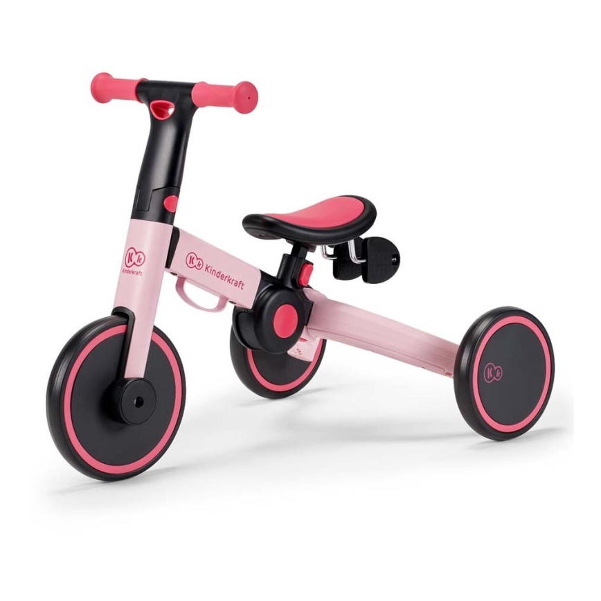 KINDERKRAFT - Children's push bike 3in1 4TRIKE pink