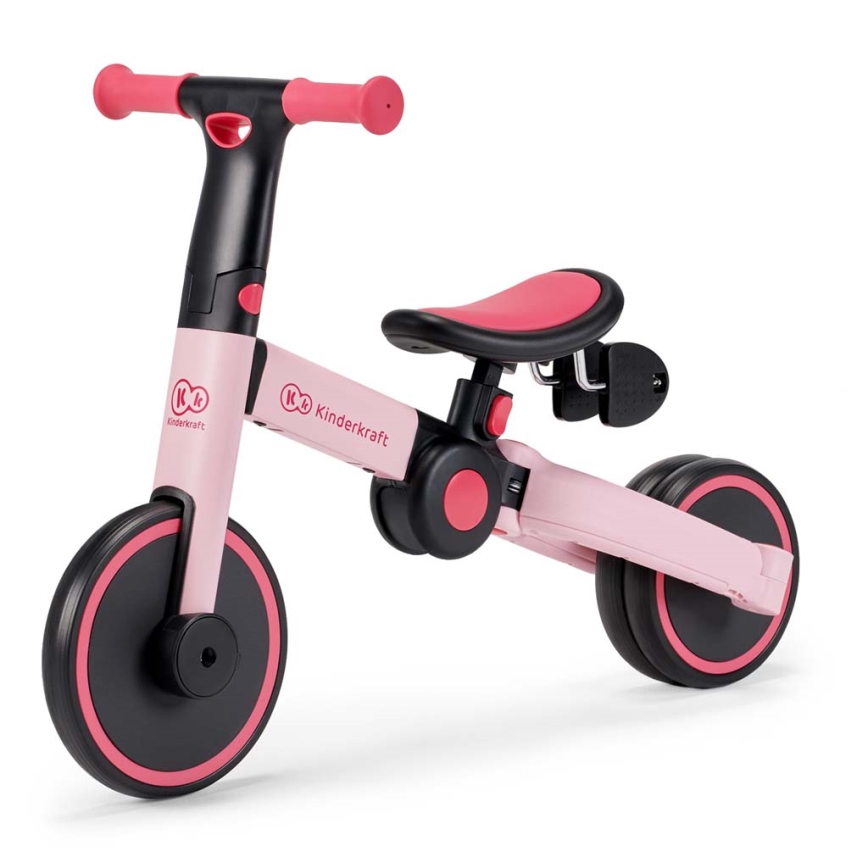 KINDERKRAFT - Children's push bike 3in1 4TRIKE pink