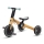 KINDERKRAFT - Children's push bike 3in1 4TRIKE yellow/mint
