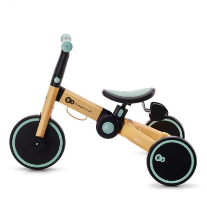 KINDERKRAFT - Children's push bike 3in1 4TRIKE yellow/mint