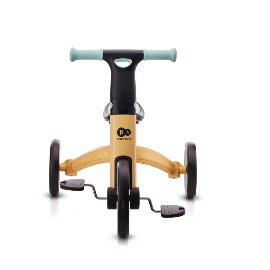 KINDERKRAFT - Children's push bike 3in1 4TRIKE yellow/mint