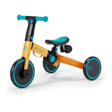 KINDERKRAFT - Children's push bike 3in1 4TRIKE yellow/turquoise