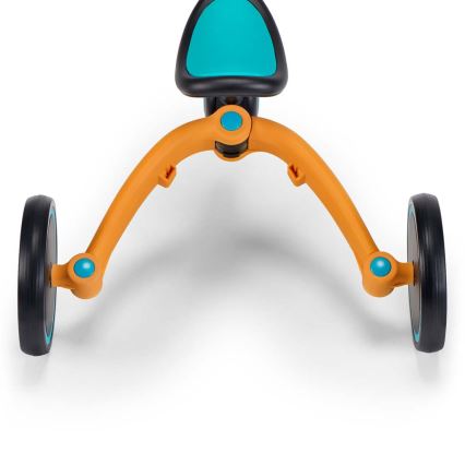 KINDERKRAFT - Children's push bike 3in1 4TRIKE yellow/turquoise