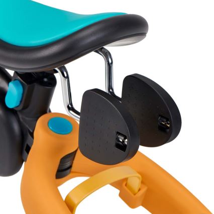 KINDERKRAFT - Children's push bike 3in1 4TRIKE yellow/turquoise