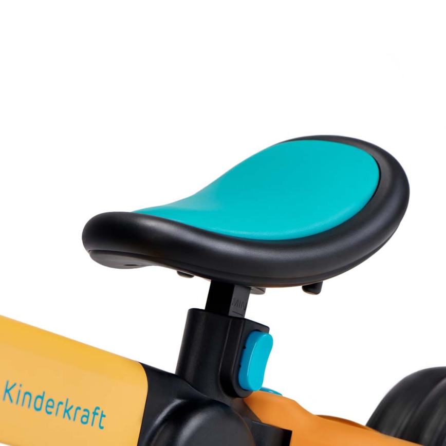 KINDERKRAFT - Children's push bike 3in1 4TRIKE yellow/turquoise