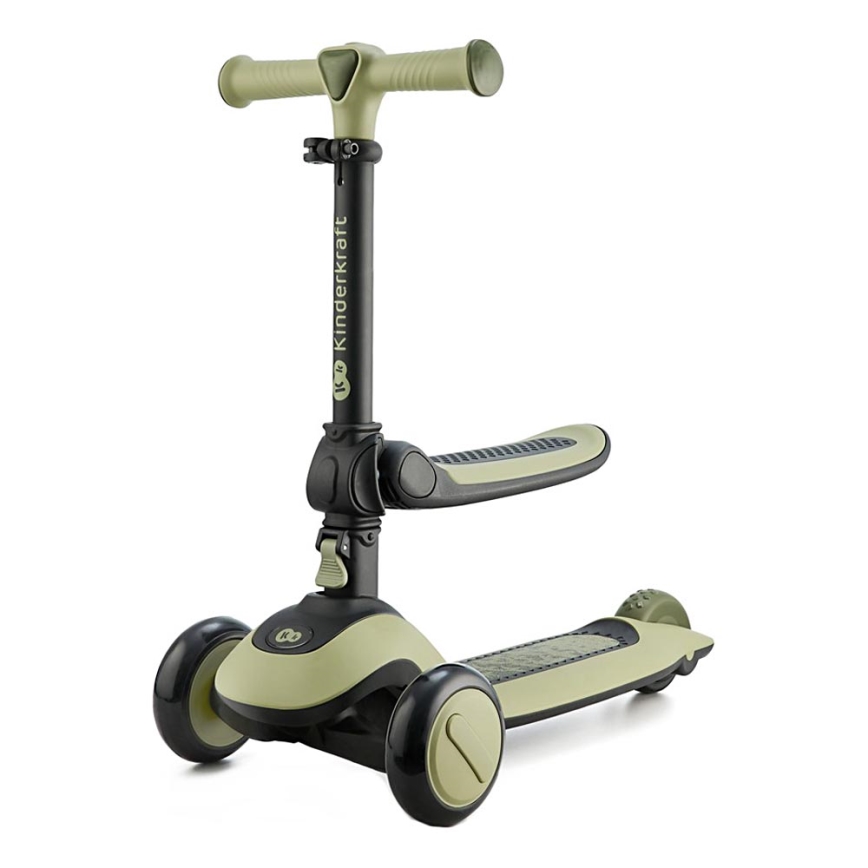 KINDERKRAFT - Children's scooter 2in1 HALLEY Grassland