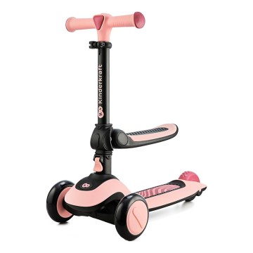 KINDERKRAFT - Children's scooter 2in1 HALLEY Rose pink