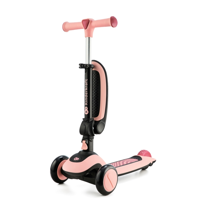 KINDERKRAFT - Children's scooter 2in1 HALLEY Rose pink