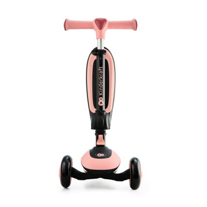 KINDERKRAFT - Children's scooter 2in1 HALLEY Rose pink