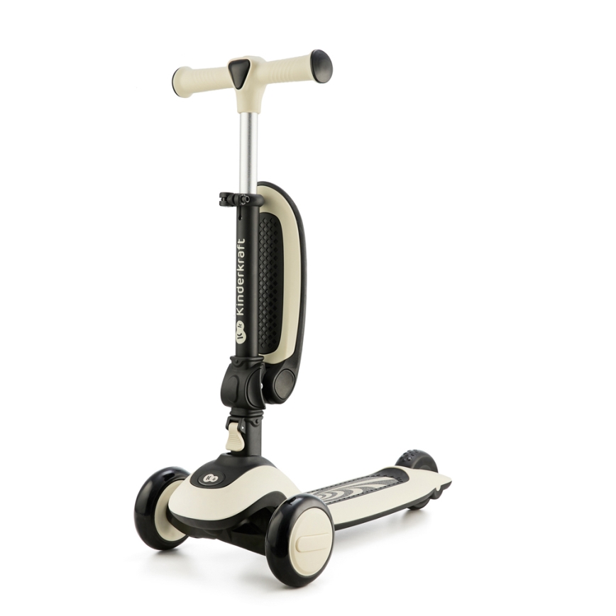 KINDERKRAFT - Children's scooter 2in1 HALLEY Stone white