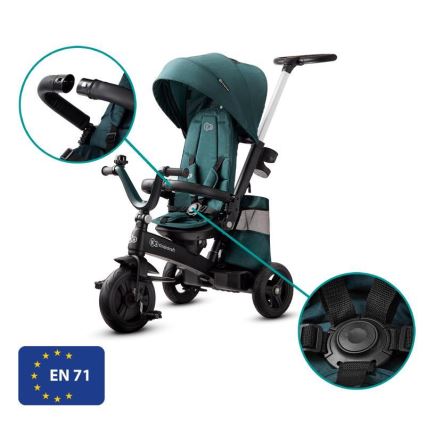 KINDERKRAFT - Children's tricycle 5in1 EASYTWIST green/black