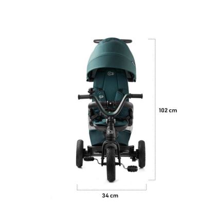 KINDERKRAFT - Children's tricycle 5in1 EASYTWIST green/black