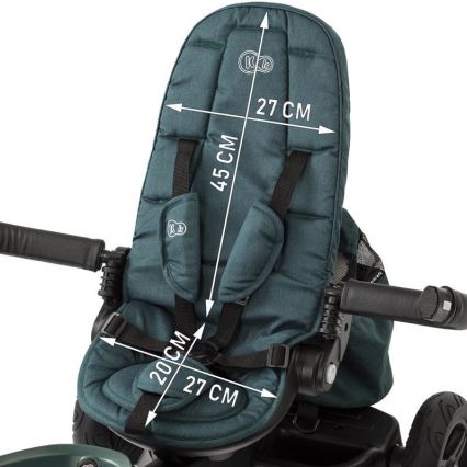 KINDERKRAFT - Children's tricycle 5in1 EASYTWIST green/black