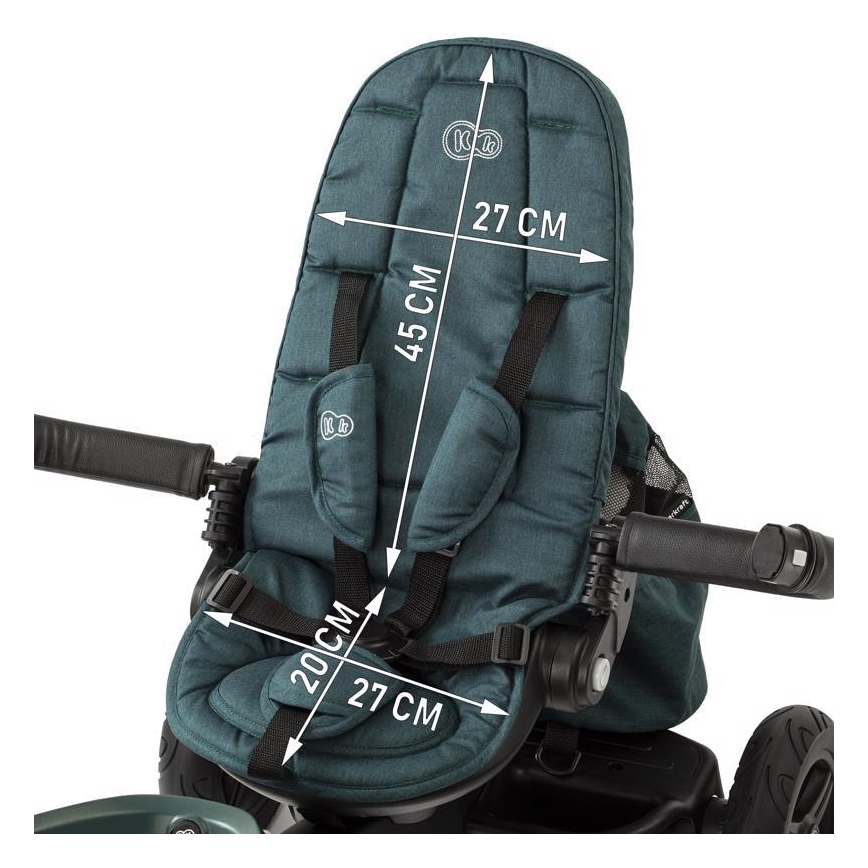 KINDERKRAFT - Children's tricycle 5in1 EASYTWIST green/black