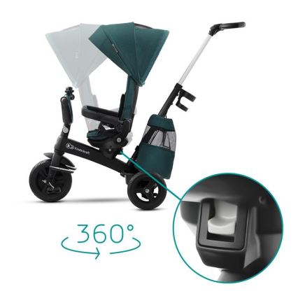 KINDERKRAFT - Children's tricycle 5in1 EASYTWIST green/black