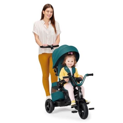 KINDERKRAFT - Children's tricycle 5in1 EASYTWIST green/black