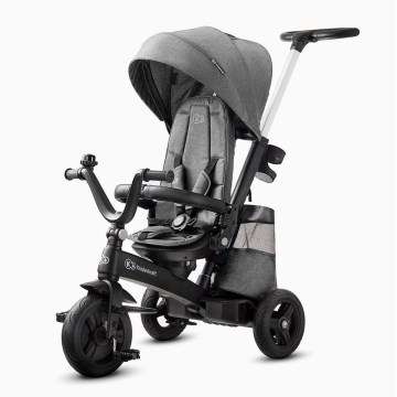 KINDERKRAFT - Children's tricycle 5in1 EASYTWIST grey/black