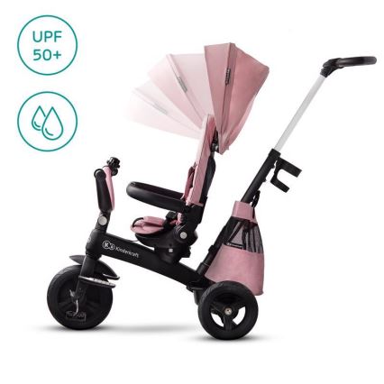 KINDERKRAFT - Children's tricycle 5in1 EASYTWIST pink/black