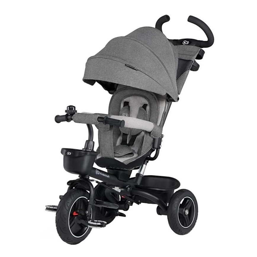 KINDERKRAFT - Children's tricycle 5in1 SPINSTEP grey