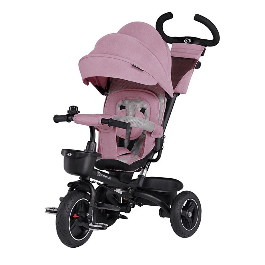 KINDERKRAFT - Children's tricycle 5in1 SPINSTEP pink