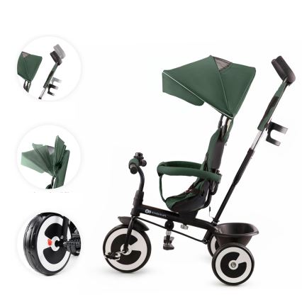 KINDERKRAFT - Children's tricycle ASTON Mystic green