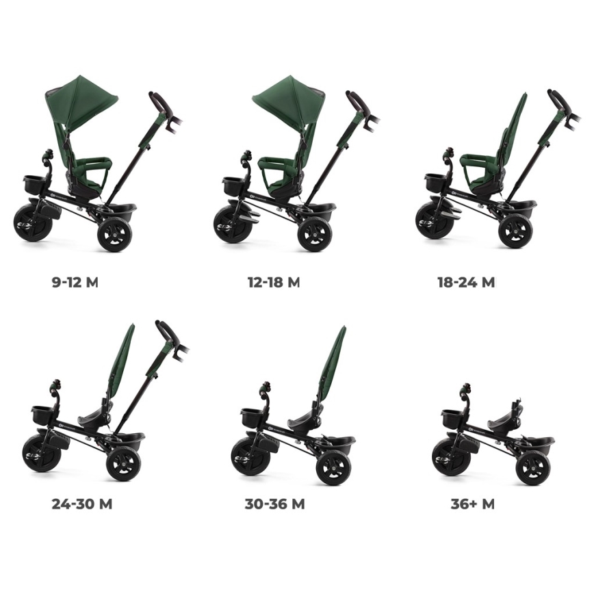 KINDERKRAFT - Children's tricycle AVEO green