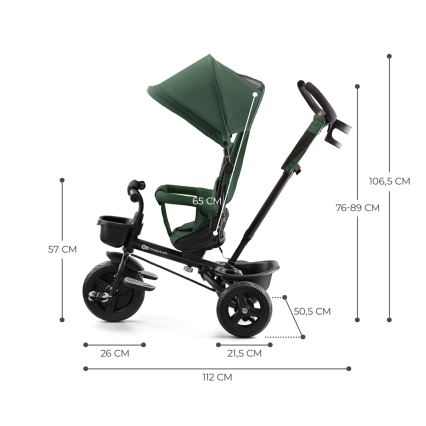 KINDERKRAFT - Children's tricycle AVEO green