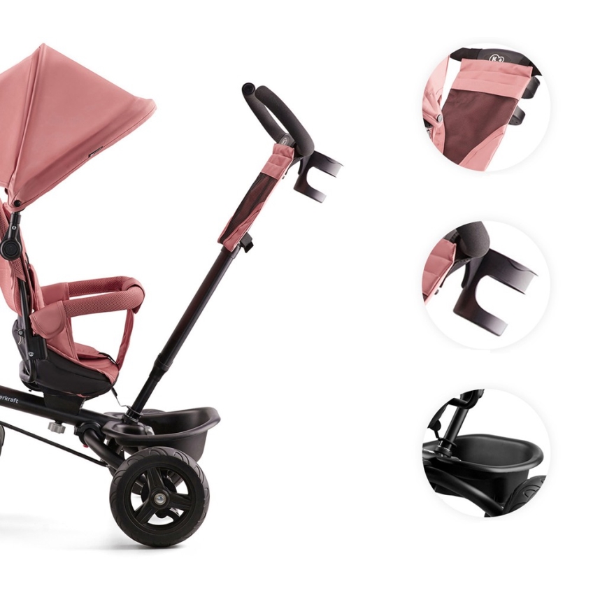 KINDERKRAFT - Children's tricycle AVEO pink