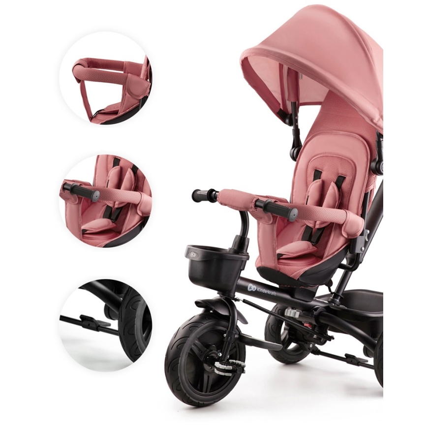 KINDERKRAFT - Children's tricycle AVEO pink