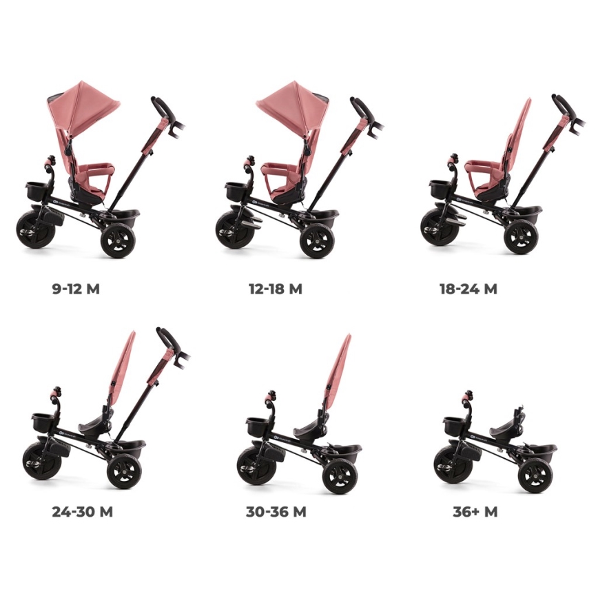 KINDERKRAFT - Children's tricycle AVEO pink