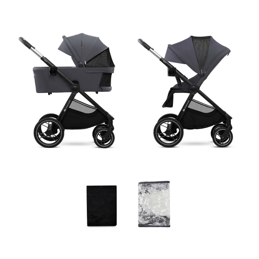 KINDERKRAFT - Combination stroller 2in1 NEA 2 Dark grey