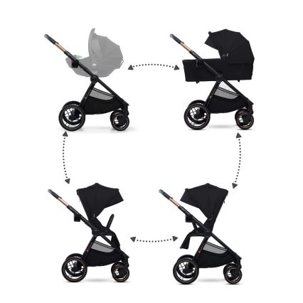 KINDERKRAFT - Combination stroller 2in1 NEA 2 Midnight black