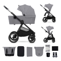 KINDERKRAFT - Combination stroller 2in1 NEA 2 Platinum grey