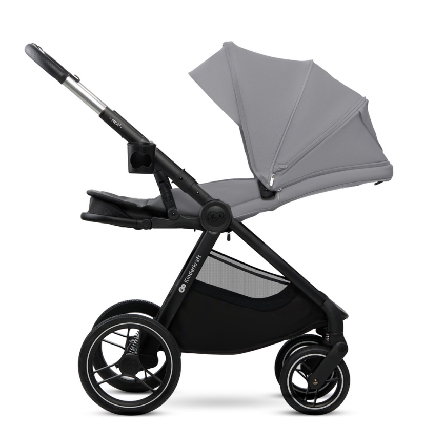 KINDERKRAFT - Combination stroller 2in1 NEA 2 Platinum grey