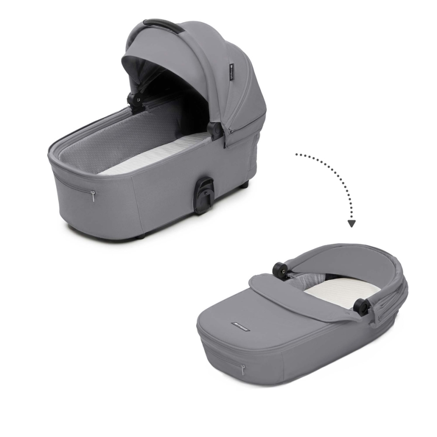 KINDERKRAFT - Combination stroller 2in1 NEA 2 Platinum grey