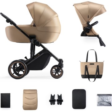 KINDERKRAFT - Combination stroller 2in1 PRIME 2 beige