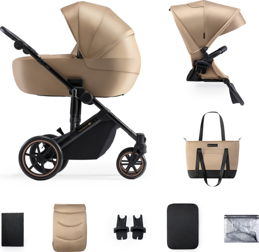 KINDERKRAFT - Combination stroller 2in1 PRIME 2 beige