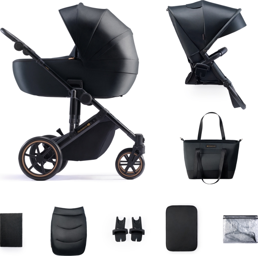 KINDERKRAFT - Combination stroller 2in1 PRIME 2 black