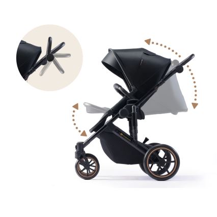 KINDERKRAFT - Combination stroller 2in1 PRIME 2 black
