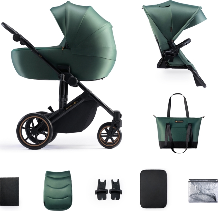 KINDERKRAFT - Combination stroller 2in1 PRIME 2 green