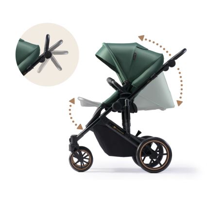 KINDERKRAFT - Combination stroller 2in1 PRIME 2 green