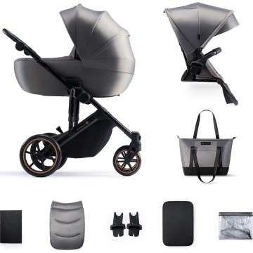 KINDERKRAFT - Combination stroller 2in1 PRIME 2 grey