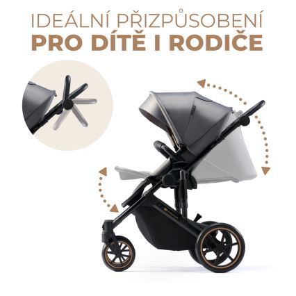 KINDERKRAFT - Combination stroller 2in1 PRIME 2 grey