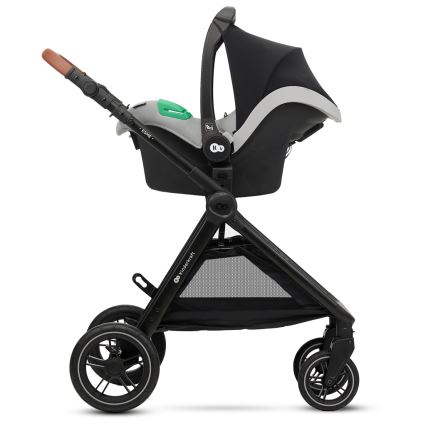 KINDERKRAFT - Combination stroller 3in1 ESME Moonlight grey + car seat MINK PRO