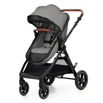 KINDERKRAFT - Combination stroller 3in1 ESME Moonlight grey + car seat MINK PRO