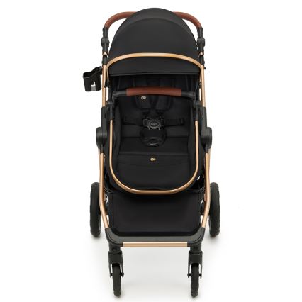 KINDERKRAFT - Combination stroller 3in1 ESME Pure black + car seat MINK PRO